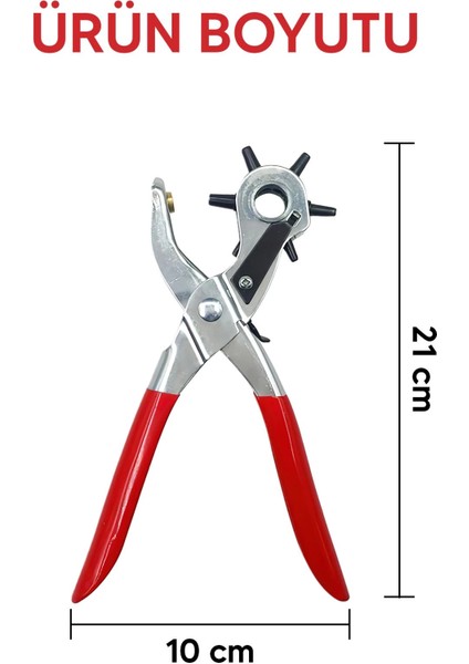çınar ticaret 6 başlıklı döner kemer delme aleti metal delik açıcı pense, deri kanvas kemer delme makinesi modelleri