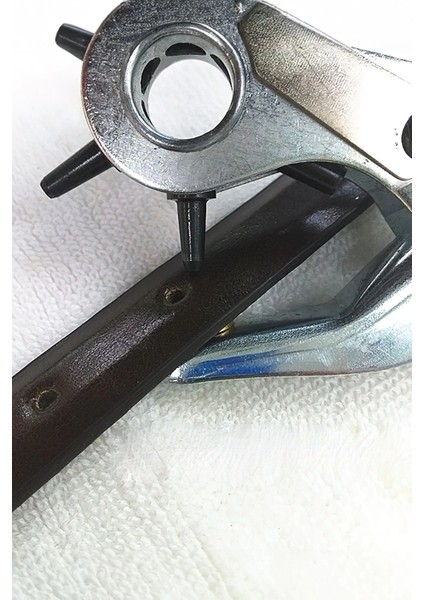 çınar ticaret 6 başlıklı döner kemer delme aleti metal delik açıcı pense, deri kanvas kemer delme makinesi