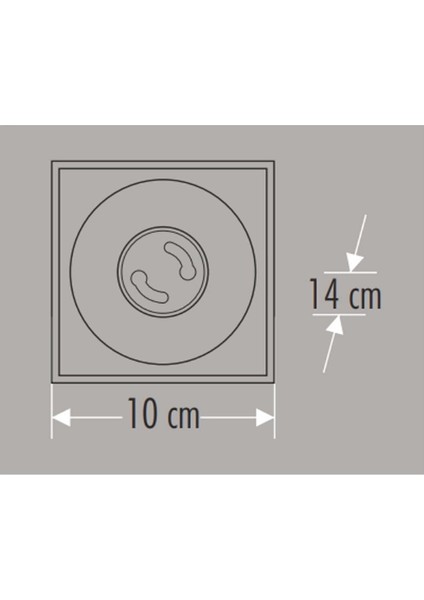 çınar ticaret cata ct 5420 siyah bakır dekoratif spot kasa g-10 duy fiyatları