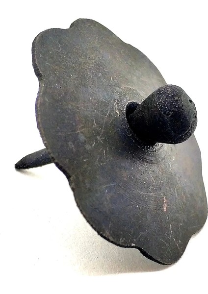 çınar ticaret antika tarz dekoratif pirinç düğmeli kabara - 40 mm, oksit