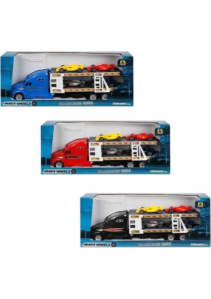 çınar ticaret 1:48 maxx wheels transporter tır 30 cm.
