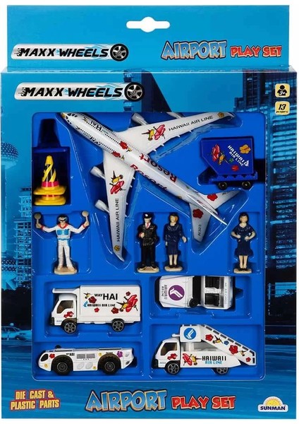 çınar ticaret maxx wheels havaalanı seti 13 parça