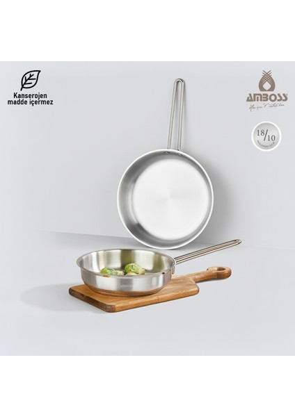 Vento Steel Indüksiyon Tabanlı 2 Parça Tava Seti 20-24 cm