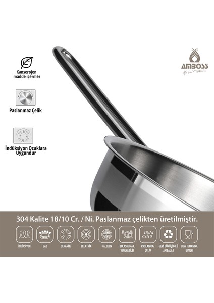 Vento Steel Indüksiyon Tabanlı 2 Parça Tava Seti 20-24 cm fiyatları