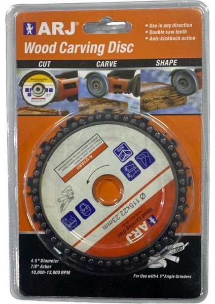 çınar ticaret arj 115 mm zincirli ahşap testeresi