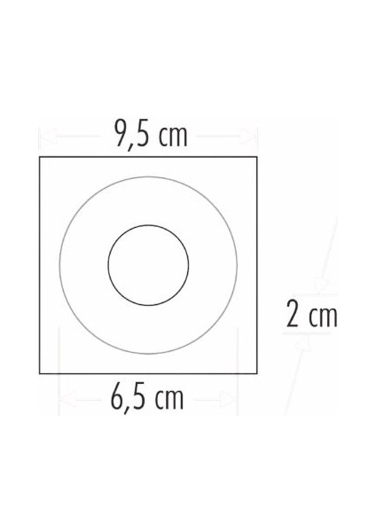 çınar ticaret cata ct 5092 beyaz spot kasası fiyatları