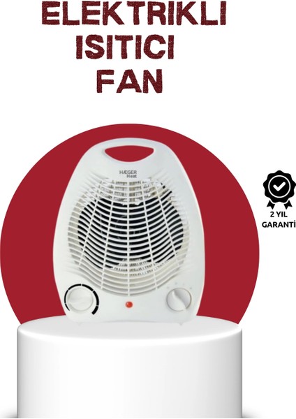 çınar ticaret 2000w taşınabilir elektrikli fanlı ısıtıcı – hızlı ısınma, kompakt boy