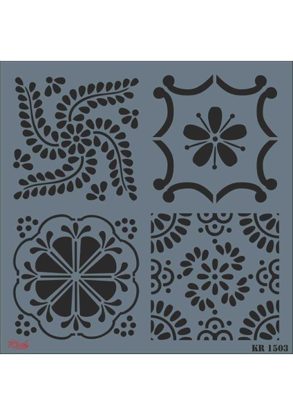 çınar ticaret rich kr 1503 fayans stencil 30x30 cm fiyatları