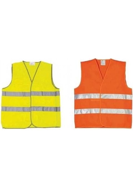 çınar ticaret sarı reflektörlü fosforlu ıkaz yeleği