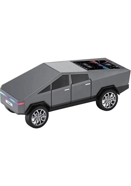 çınar ticaret d68 cyber model araba tasarımlı bluetooth hoparlör 15w güçlü ses rgb led /tws/usb gri fiyatları