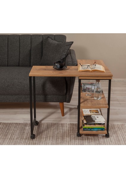 Malaga 360 Derece Dönebilen Yan Sehpa Yan Sehpa