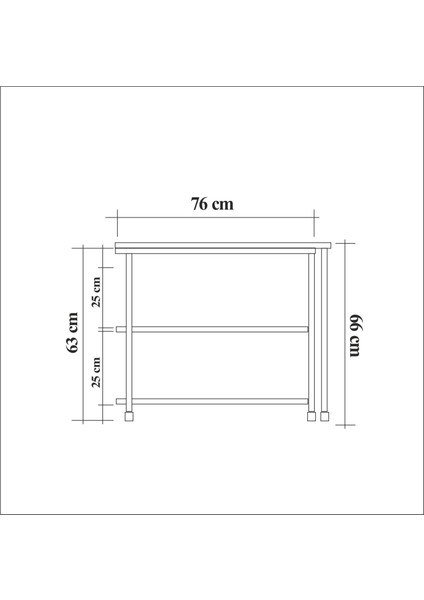 Malaga 360 Derece Dönebilen Yan Sehpa Yan Sehpa