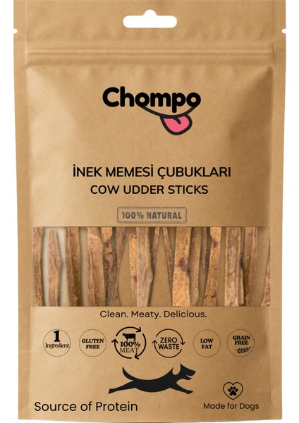Kurutulmuş Inek Memesi Stick 100 gr