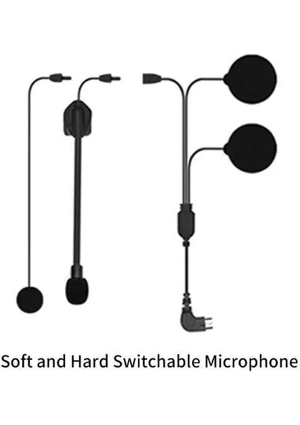 çınar ticaret mikrofonlu motosiklet kaskı kulaklığı tam/yarım yüz kaskları ıçin 2’si 1 arada kulaklık seti