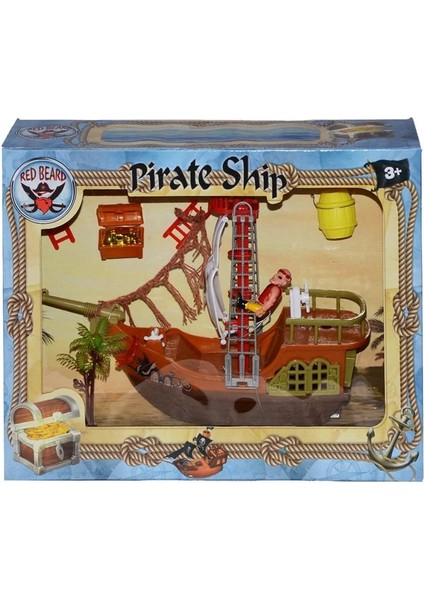 çınar ticaret korsan oyun seti beyaz yelkenli oyuncak