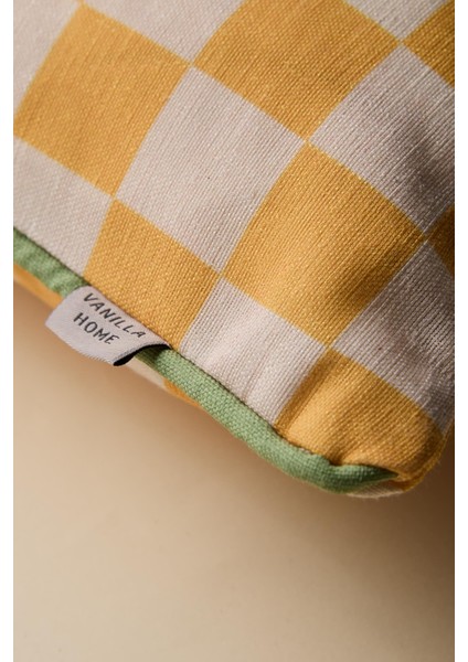 Shine And Smile Baskılı Biye Detaylı Kırlent Kılıfı modelleri