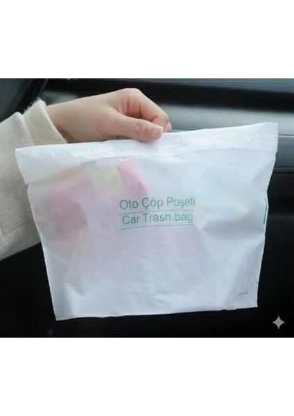 çınar ticaret pratik su geçirmez oto araba çöp poşeti 20 adet