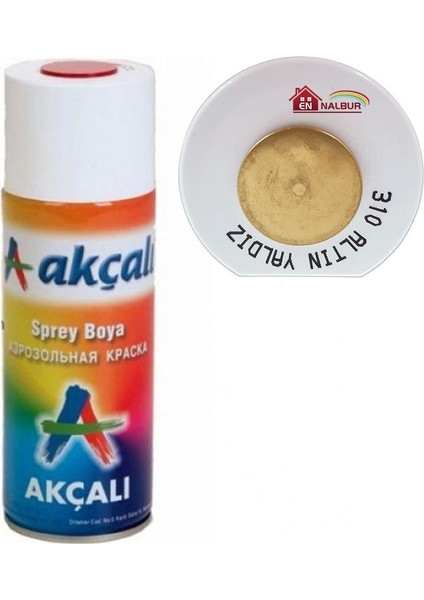çınar ticaret akçalı sprey boya 400 ml 310 altın yaldız