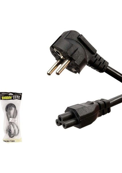 çınar ticaret gabble gab-nyk015 siyah( 1.5 metre ) 1mm notebook power kablosu