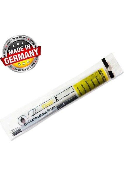 çınar ticaret finis düz hassas metal kıl testere ağzı no:2 - 144 adet