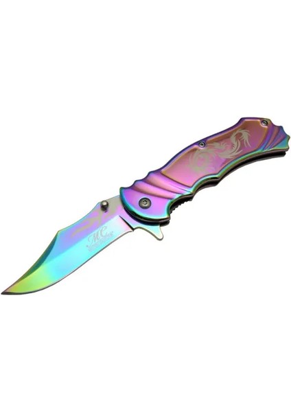 çınar ticaret eco lounge mc masters collection 20 cm kamp / outdoor çakı - yarı otomatik, kemerlikli, kutulu