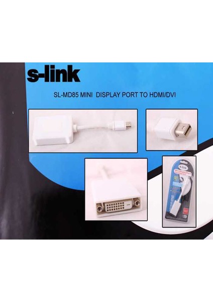 çınar ticaret s-lınk sl-md85 mini display to dvı (15cm-15cm)