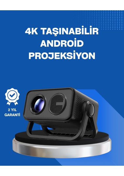 çınar ticaret android tv 11 ışletim sistemli elektrikli odaklama projektör