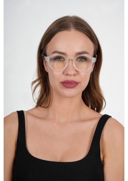 1066 C111 49 Olivier Philippe Mavi Işık Koruyucu Gözlük