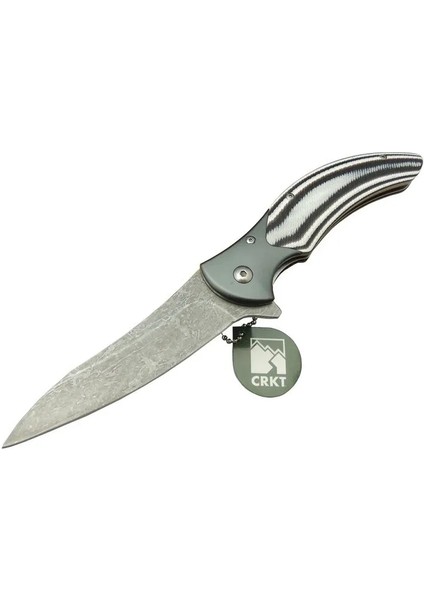 çınar ticaret eco lounge crkt damas cr 0029 kamp çakı 23 cm - fiber saplı, otomatik, kılıflı, kutulu