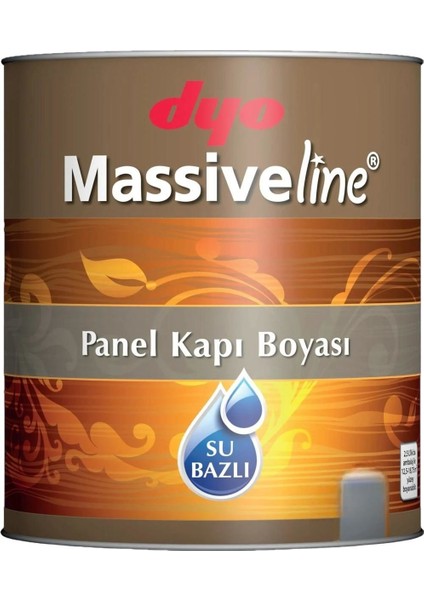 çınar ticaret massiveline su bazlı panel kapı boyası beyaz 0,75 litre