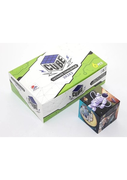 çınar ticaret uzay temalı küp yapboz 8935