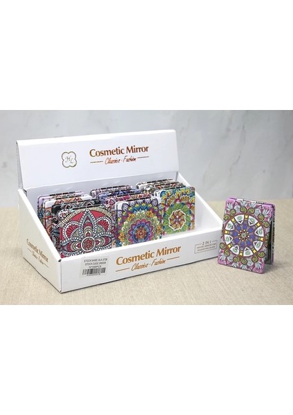 çınar ticaret taşlı el aynası dikdörtgen ınce alk3736