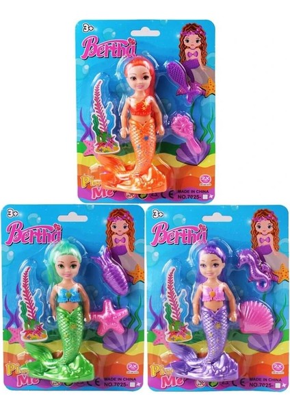 çınar ticaret 7025 kartela kçk deniz kızı bertha bebek -kzl