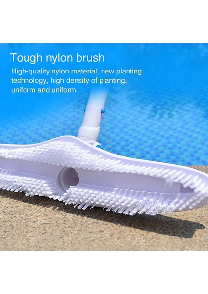 Yüzme Havuzu Duvar Zemin Fırçası Emişli Vakum Başlığı Temizleme Fırçaları Ayarlanabilir Saplı Yosun Temizleyici Alet (Yurt Dışından) fiyatları
