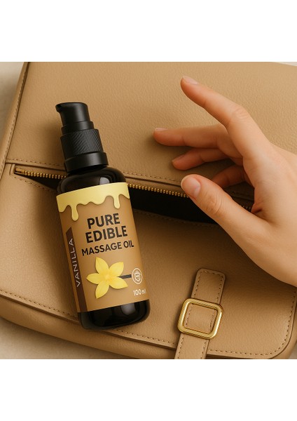 Vanilyalı Aromaterapi Yenilebilir Doğal Masaj Yağı 100 ml modelleri