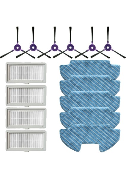 Rulo Yumuşak Yan Fırça Filtre Paspas Midea VCR07 VCR08 MR09 Samsung VR05R5050WK Robotlu Süpürge Parçaları (Yurt Dışından)