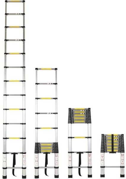 çınar ticaret saraylı teleskopik merdiven 13 basamak 3.80 metre