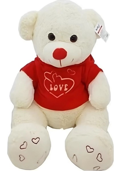 çınar ticaret damla toys kapişonlu ayı 80 cm - dml-1080-1