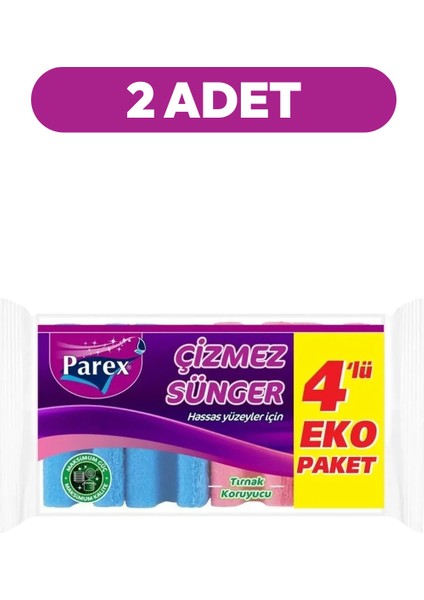 Çizmez 4'lü Sünger Oluklu İkili Paket fiyatları