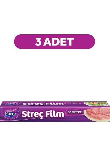 Streç Film 33 Mt Üçlü Paket fiyatları