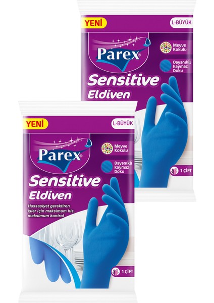 Sensitive Eldiven Büyük Boy İkili Paket modelleri