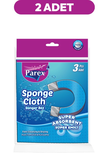 3'lü Sünger Bez İkili Paket fiyatları