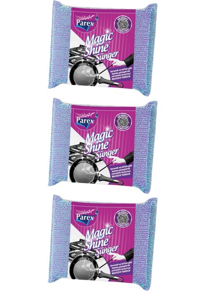 Magic Shine Sünger Üçlü Paket modelleri