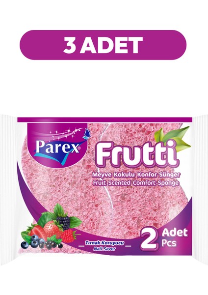 Frutti Kokulu Konfor 2’li Sünger Üçlü Paket fiyatları