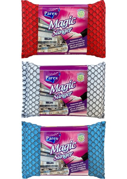 Magic Sünger 1 Adet Üçlü Paket modelleri