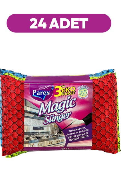 Magic 3'lü Sünger 24 Paket fiyatları