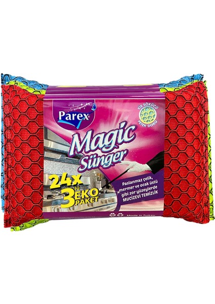 Magic 3'lü Sünger 24 Paket modelleri