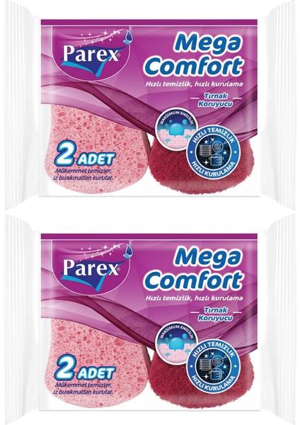 Mega Comfort 2'li Oluklu Sünger İkili Paket fiyatları