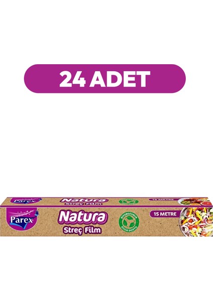 Natura Streç Film 15 Mt 24 Paket 1 Koli