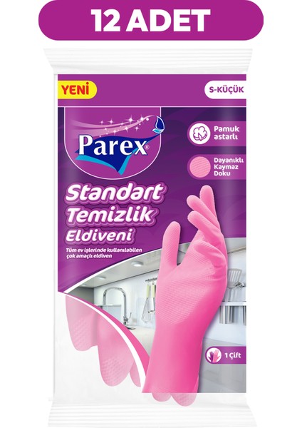 Standart Eldiven Küçük Boy 12 Paket 1 Koli